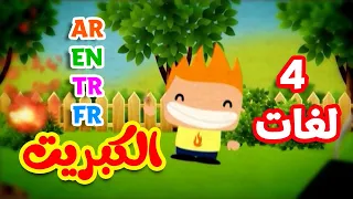 الكبريت باللغات الأربع ( العربية - الإنجليزية - التركية - الفرنسية ) | طيور بيبي Toyor Baby