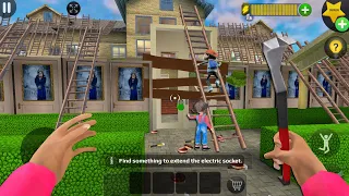 Spam Multi trap and ladders in Chapter Update Teacher Scary 3D Android Game |  part 3167