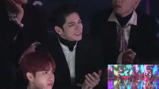 [4K직캠] Ong Seongwu reaction to Celeb Five (옹성우 리액션) | @Genie Music Awaeds : MGA 2018