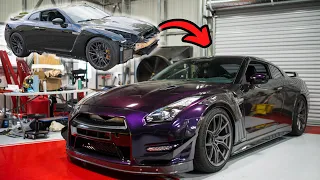 Rebuilding a R35 GTR in 17 Minutes *TRANSFORMATION*