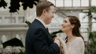 Perfect Vows in the BEST Greenhouse Wedding | Franklin Park Conservatory