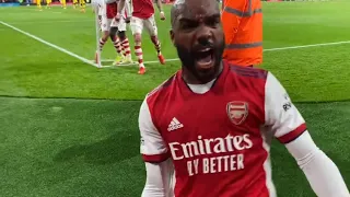 Lacazette 95th Minute Goal Against Crystal Palace - From The Stands