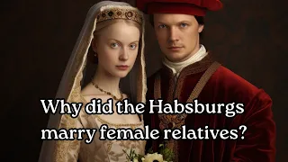 Why did the Habsburgs marry female relatives?