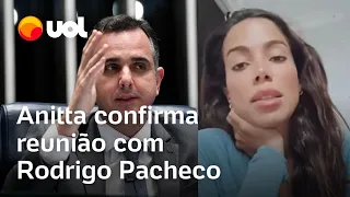 Anitta confirma reunião com Rodrigo Pacheco após cobrar ações ambientais: 'Me procurou'