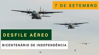 Pátria Amada Brasil! Desfile aéreo em comemoração aos 200 anos de independência em Manaus.