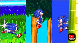 Modern Sonic Moveset In Sonic 3 A.I.R - Sonic 3 A.I.R Mod Gameplay