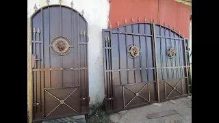 Кованые ворота для дома дачи Правильно Сами