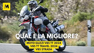 Moto Guzzi V85 TT 2024 TEST: tre allestimenti, qual è il migliore?