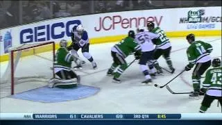 Kari Lehtonen larceny on Magnus Paajarvi St. Louis Blues vs Dallas Stars 12/29/13 NHL Hockey