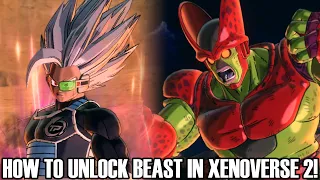 HOW TO UNLOCK AND UNLEASH THE NEW BEAST TRANSFORMATION AND BEAST COMBO IN DRAGON BALL XENOVERSE 2!!!