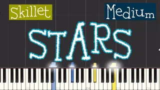 Skillet - Stars Piano Tutorial | Medium