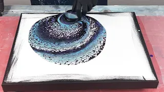 Cosmic Cells OMG! Open Cup Pour with Cells Galore~NO SILICONE~Acrylic Pouring~Fluid Art~160