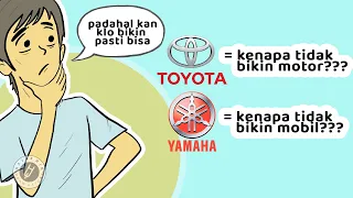 Mengapa Toyota Tidak Membuat Motor dan Yamaha Tidak membuat Mobil