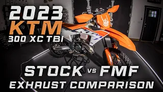 2023 KTM 300 XC TBI Exhaust Comparison