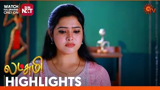 Lakshmi - Highlights | 07 May 2024 | New Tamil Serial | Sun TV