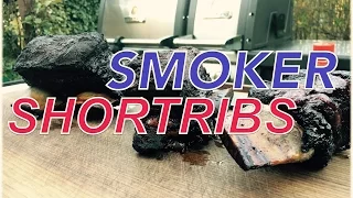 Saftige Beefribs Shortribs vom Smoker --- Klaus grillt