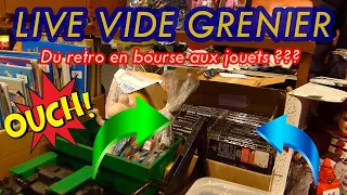 👍VIDE GRENIER LIVE : OUI à du retro en bourse aux jouets ! 😮😊