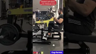 Seated calf raises (soleus) techno gym سمانه جالس