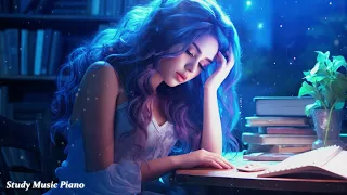 Relaxing music for studying, reading, sleeping. Calming piano music, deep focus