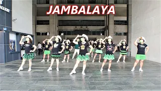 JAMBALAYA│Line Dance by Ian St. Leon│Demo & Walk Through║ 什錦飯│排舞│含導跳║4K