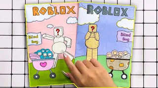 [🌟paper diy🌟] Blind Bag Unboxing - Mix Random Outfit Roblox Character -블라인드 백 언박- ASMR DIY Paper