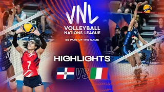 🇩🇴 DOM vs. 🇮🇹 ITA - Highlights Week 2 | Women's VNL 2023