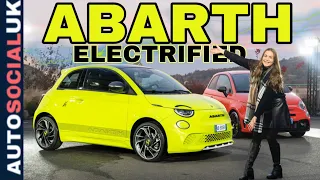 The Electric Abarth 500e - FAKE EXAUST SOUND?! (2023 Review) UK 4K