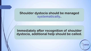 RCOG GUIDELINE SHOULDER DYSTOCIA Part 2