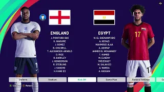 England VS. Egypt - eFootball PES 2021 (Xbox Series X) [HD120FPS]