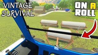 WE'RE ON A ROLL!! NEW FIELD SOON | Vintage Survival - Episode 29