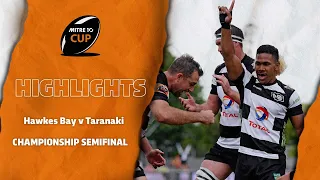 SEMIFINAL HIGHLIGHTS | Hawkes Bay v Taranaki (Mitre 10 Cup 2020)