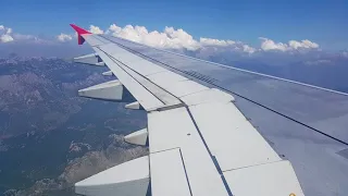Посадка в аэропорту Анталья, Турция, 26,06,2018 г. Antalya, Turkey, landing.