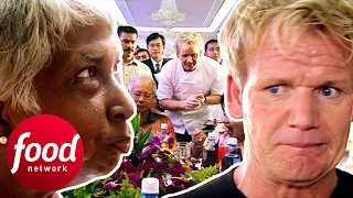 Gordon Ramsay Is Bossed Around By "Auntie" While Cooking For Malaysian PM | Gordon's Great Escape