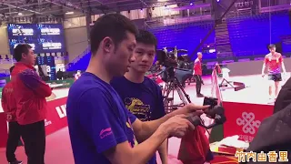 Table Tennis Xu Xin and Fan Zhendong who do not know how to use the iPhone camera