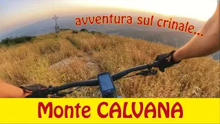 Monte CALVANA: avventura sul crinale in #MTB. Partenza di giorno 🌞 e ritorno di notte 🌜