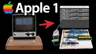 Running Apple 1 software on a breadboard computer (Wozmon)