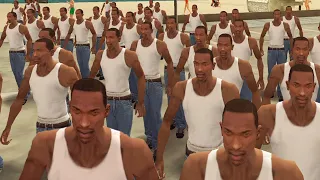 GTA San Andreas Best Mods 7 CJ Clones, Spiderman Web Wings, Realistic Graphics Mod, Cheats, Teleport