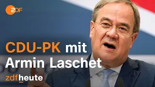 Laschet: Kein klarer Regierungsauftrag - auch nicht für die SPD | CDU-PK