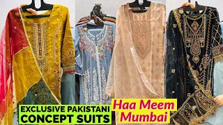 Exclusive Pakistani Suits in Georgette, Premium Rayon & Organza only at Haa Meem Kurtis, Mumbai