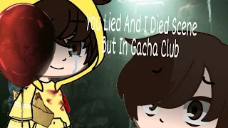 Georgie  Basment Scene But In Gacha Club - IT Chapter Two (2019) (Original)