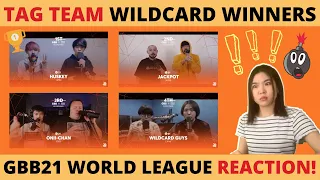 REACTION to TAG TEAM Wildcard Winners | GBB21: WORLD LEAGUE + My Personal Picks! 🤯