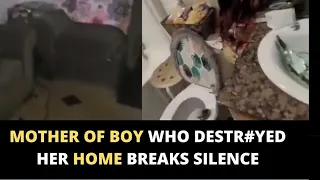 15years Old boy destroys their home because his mother took his phone