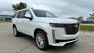2023 Cadillac Escalade Premium Luxury; Super Cruise, Touring, & Performance packages | Crystal White