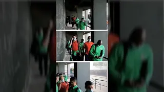 Marítimo mostra vídeos já no interior do estádio do rival Nacional