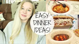 EASY & QUICK CROCK POT MEALS | FAMILY DINNER | EASY MEALS