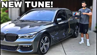 WE TUNED OUR BMW 750I M SPORT! *NEW SOFTWARE TUNE*