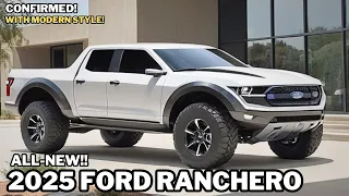 2025 Ford Ranchero Pickup Truck Official Revealed | Everything You Need To Know! You will be shocked