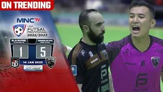 Highlight! Black Steel FC (1) vs (5)  Pendekar United | Liga Futsal Profesional 2022/2023