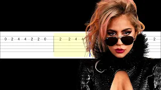 Lady Gaga - Bloody Mary (Easy SLOW Guitar Tabs Tutorial)