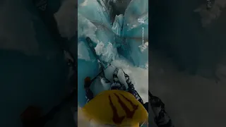 Skier Falls Into Massive Glacier Crevasse in French Alps